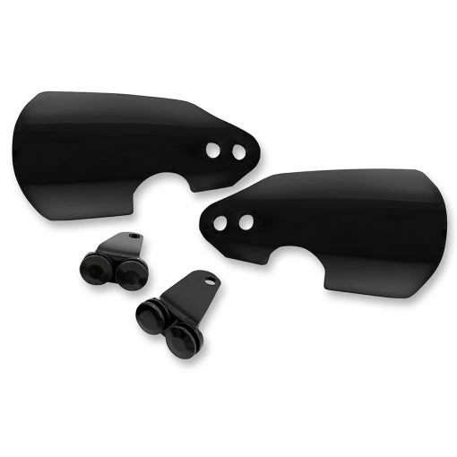 Memphis Shades Black Opaque Hand Guards With Cutout For Turn Signals 6 Memphis Shades Black Opaque Hand Guards With Cutout For Turn Signals -Deals Windshields Store 100 1931 A V1