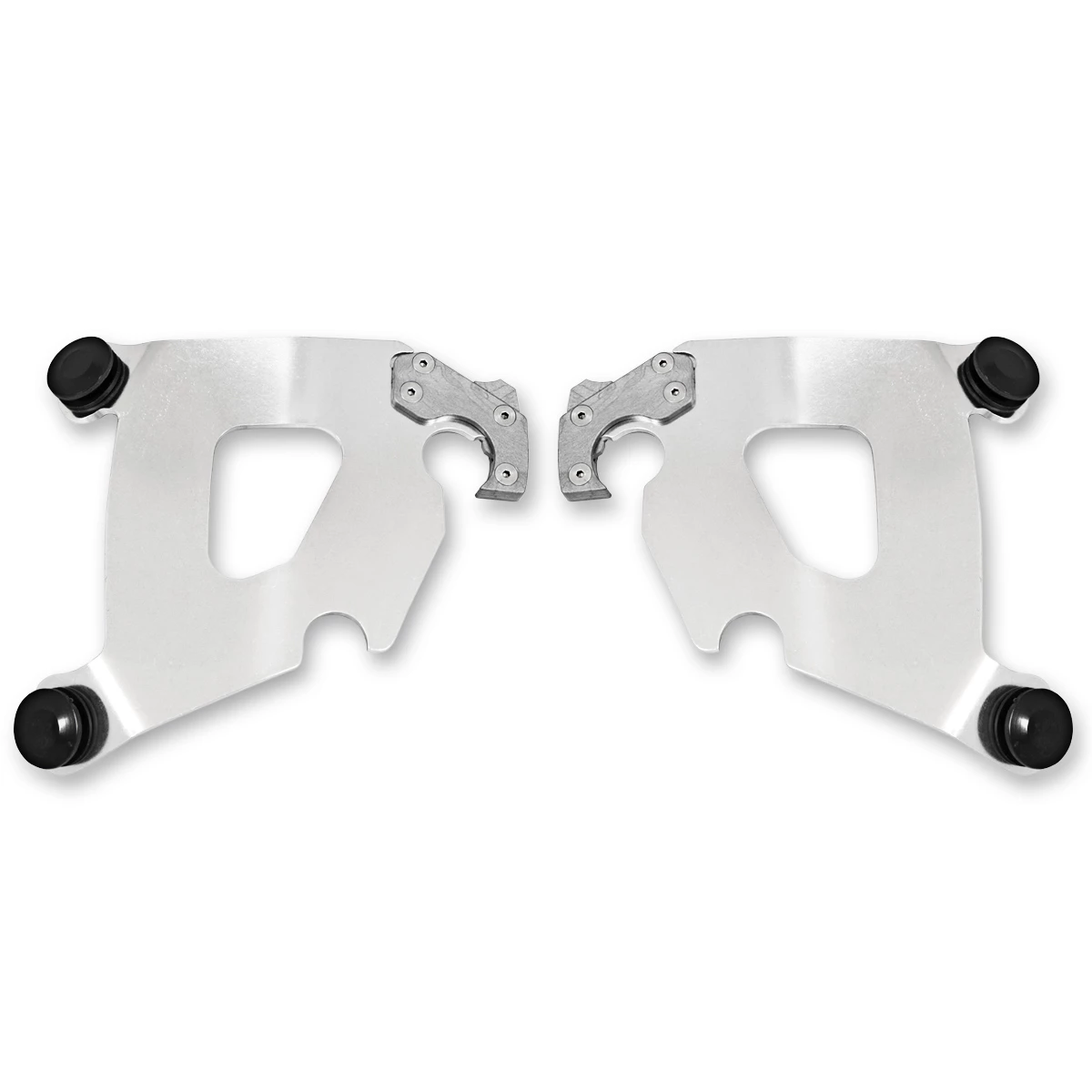 Memphis Shades Cafe Fairing Polished Mounting Plates Only 3 Memphis Shades Cafe Fairing Polished Mounting Plates Only