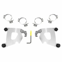 Memphis Shades Polished Gauntlet Fairing Trigger Lock Mount Kit