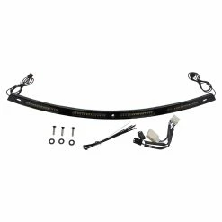 Custom Dynamics Black Windshield Trim With Sequential Turn Signals