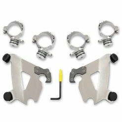 Memphis Shades Cafe Fairing Polished Trigger Lock Mount Kit