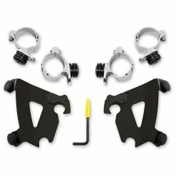 Memphis Shades Cafe Fairing Black Trigger Lock Mount Kit