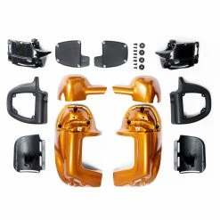 HogWorkz Vented Amber Whiskey Lower Fairings -Deals Windshields Store 160 1014 C V1