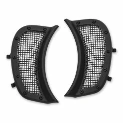 Kuryakyn Mesh Headlight Vent Accents Satin Black
