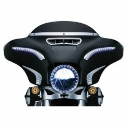 Kuryakyn Chrome Smooth Windshield Trim -Deals Windshields Store 161 796 C V1