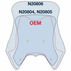 National Cycle VStream Sport Windshields -Deals Windshields Store 200 4251 D V1