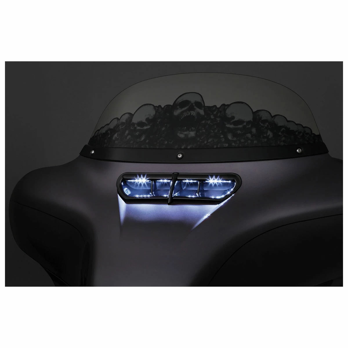 Kuryakyn Gloss Black LED Fairing Vent Accent 3 Kuryakyn Gloss Black LED Fairing Vent Accent