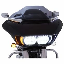 Ciro Chrome Horizon LED Lighted Windshield Trim -Deals Windshields Store 240 2514 C V1