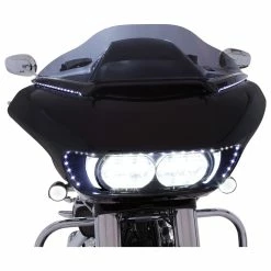 Ciro Black Horizon LED Lighted Windshield Trim