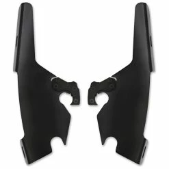 Memphis Shades Batwing Fairing Black Mounting Plates Only