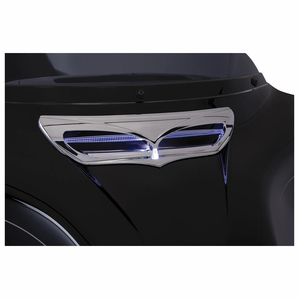 Ciro Chrome Lighted Fairing Vent Trim 4 Ciro Chrome Lighted Fairing Vent Trim - Image 2