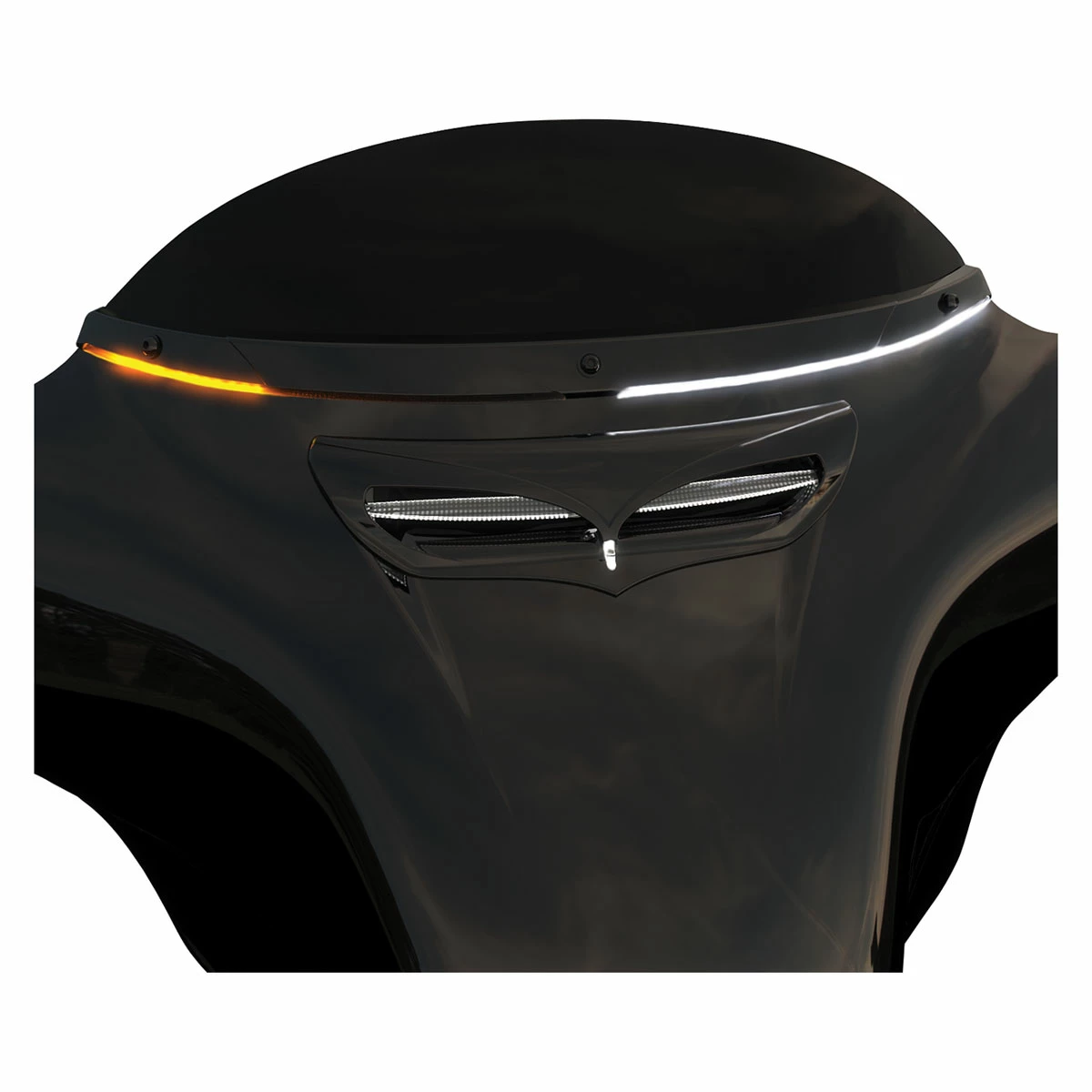 Ciro Black LED Lighted Horizon Windshield Trim 6 Ciro Black LED Lighted Horizon Windshield Trim - Image 4