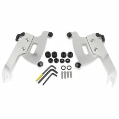 Memphis Shades Bullet Fairing Polished Trigger Lock Mount Kit