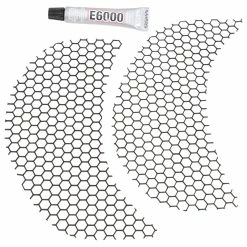 Klock Werks Black Anodized Honeycomb Fairing Vent Screen