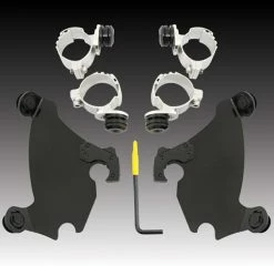 Memphis Shades Gauntlet Fairing Black Trigger Lock Mount Kit
