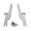 Memphis Shades Fats/Slims/Batwing Fairing Polished Trigger Lock Mount Kit W/o Light Bar -Deals Windshields Store 606 519 A V1