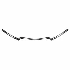 HogWorkz Hollow Cut Billet Windshield Trim Black