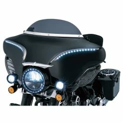 Kuryakyn Smooth Chrome Windshield Trim -Deals Windshields Store 711 844 B V1