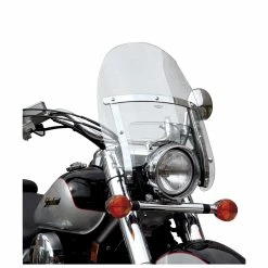 National Cycle Ranger Clear Heavy Duty Windshield -Deals Windshields Store 750 496 C V3