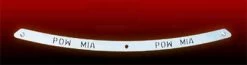 California Custom Cruisers Polished POW-MIA Windshield Trim