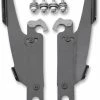 Memphis Shades Fats/Slims/Batwing Fairing Black Trigger Lock Mount Kit W/ Light Bar