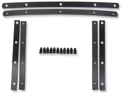 Memphis Shades Slims Black Windshield Straps -Deals Windshields Store 752 043 A V1