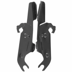 Memphis Shades Fats/Slims/Batwing Fairing Black Mounting Plates Only W/ Light Bar