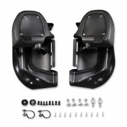 HogWorkz Vented Denim Black Lower Fairings 8 HogWorkz Vented Denim Black Lower Fairings -Deals Windshields Store 753 303 C V1