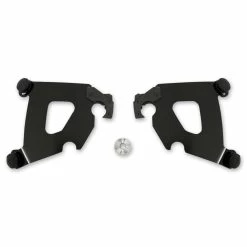 Memphis Shades Cafe Fairing Black Mounting Plates Only