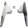 Memphis Shades Batwing Fairing Polished Mounting Plates Only 2 Memphis Shades Batwing Fairing Polished Mounting Plates Only -Deals Windshields Store 805 112 A V1