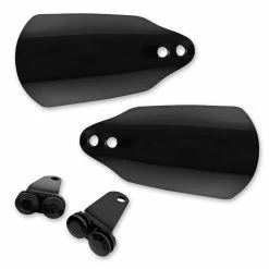 Memphis Shades Black Opaque Hand Guards -Deals Windshields Store 832 852 C V1