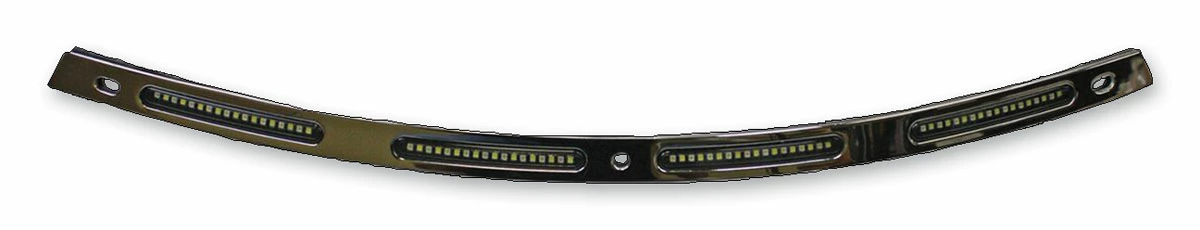 Custom Dynamics Chrome LED Windshield Trim 3 Custom Dynamics Chrome LED Windshield Trim