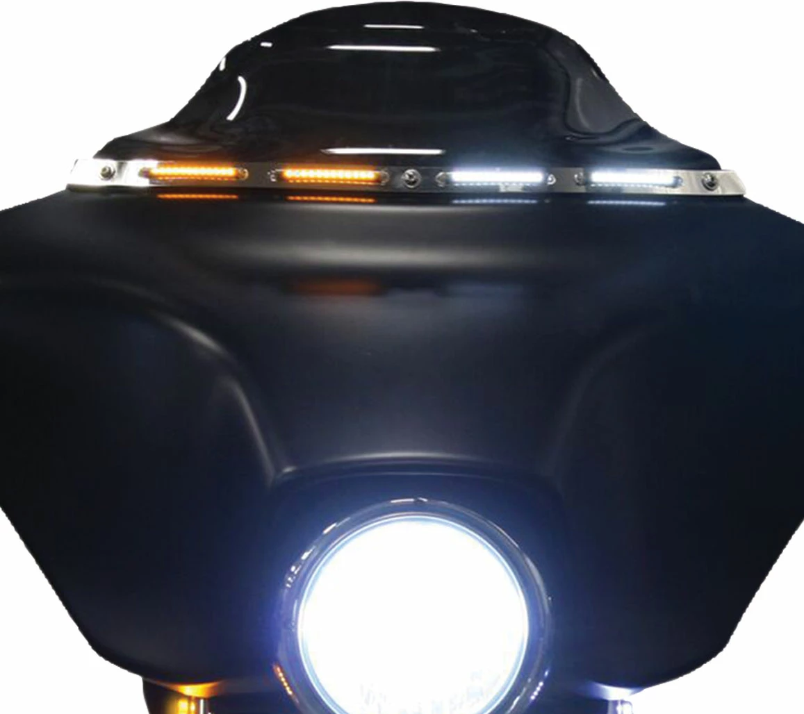 Custom Dynamics Chrome LED Windshield Trim 5 Custom Dynamics Chrome LED Windshield Trim - Image 3