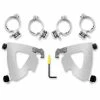 Memphis Shades Road Warrior Fairing Polished Trigger Lock Mount Kit