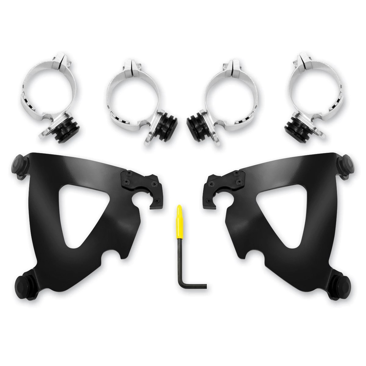 Memphis Shades Road Warrior Fairing Black Trigger Lock Mount Kit 3 Memphis Shades Road Warrior Fairing Black Trigger Lock Mount Kit