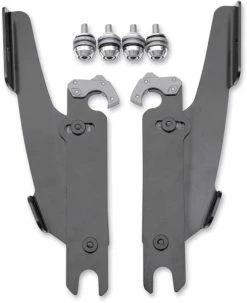 Memphis Shades Bullet Fairing Black Mounting Plates Only