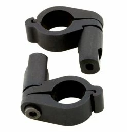 Slip Streamer Black 1-1/4" Windshield Mounting Hardware